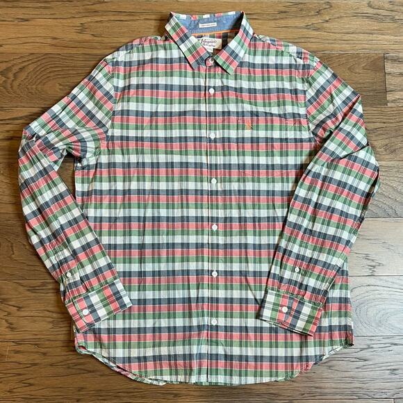 Original Penguin Heritage Slim Fit Plaid Long Sleeve Button‎ Up Shirt - Picture 4 of 6